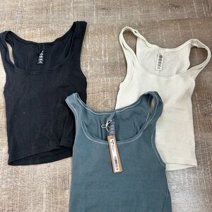 Skims Cotton Ribbed Tank (3x)